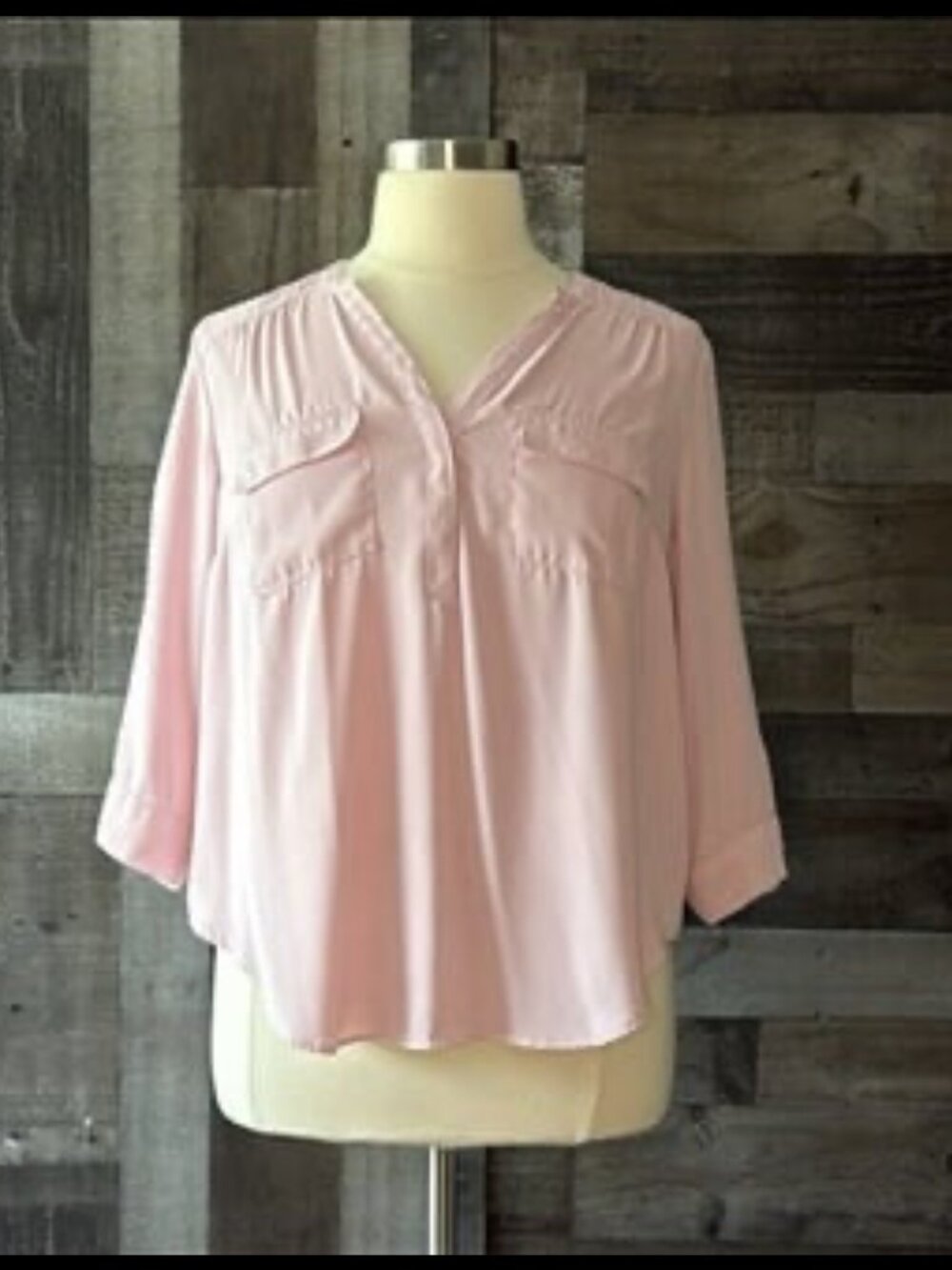 Torrid 0 Harper pink top Xlarge pastel softgirl low key luxe romantic spring - Picture 9 of 9